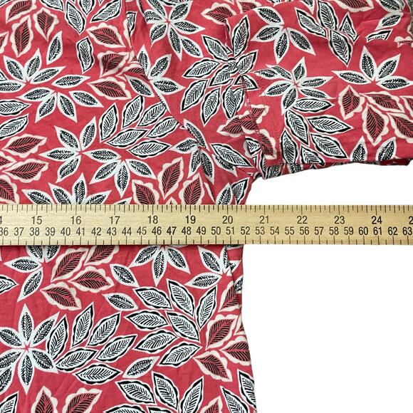 J. Jill Pullover Top Womens L Petite Multicolor Block Floral Crew Neck Tunic Tee - Picture 8 of 11